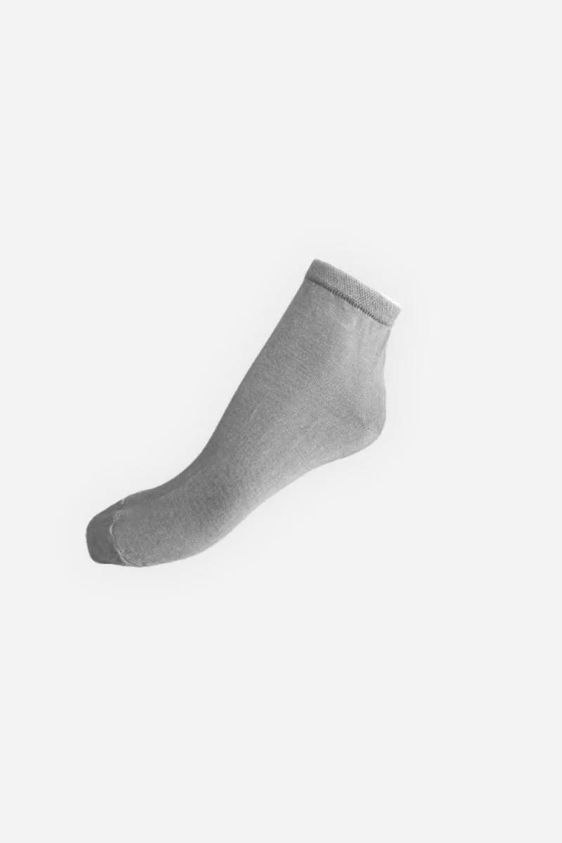 Calza corta donna e uomo in tencel - Image 3