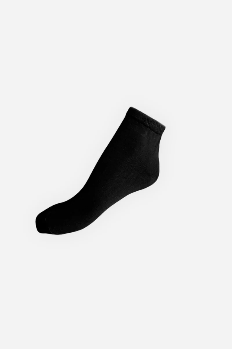 Calza corta donna e uomo in tencel - Image 4