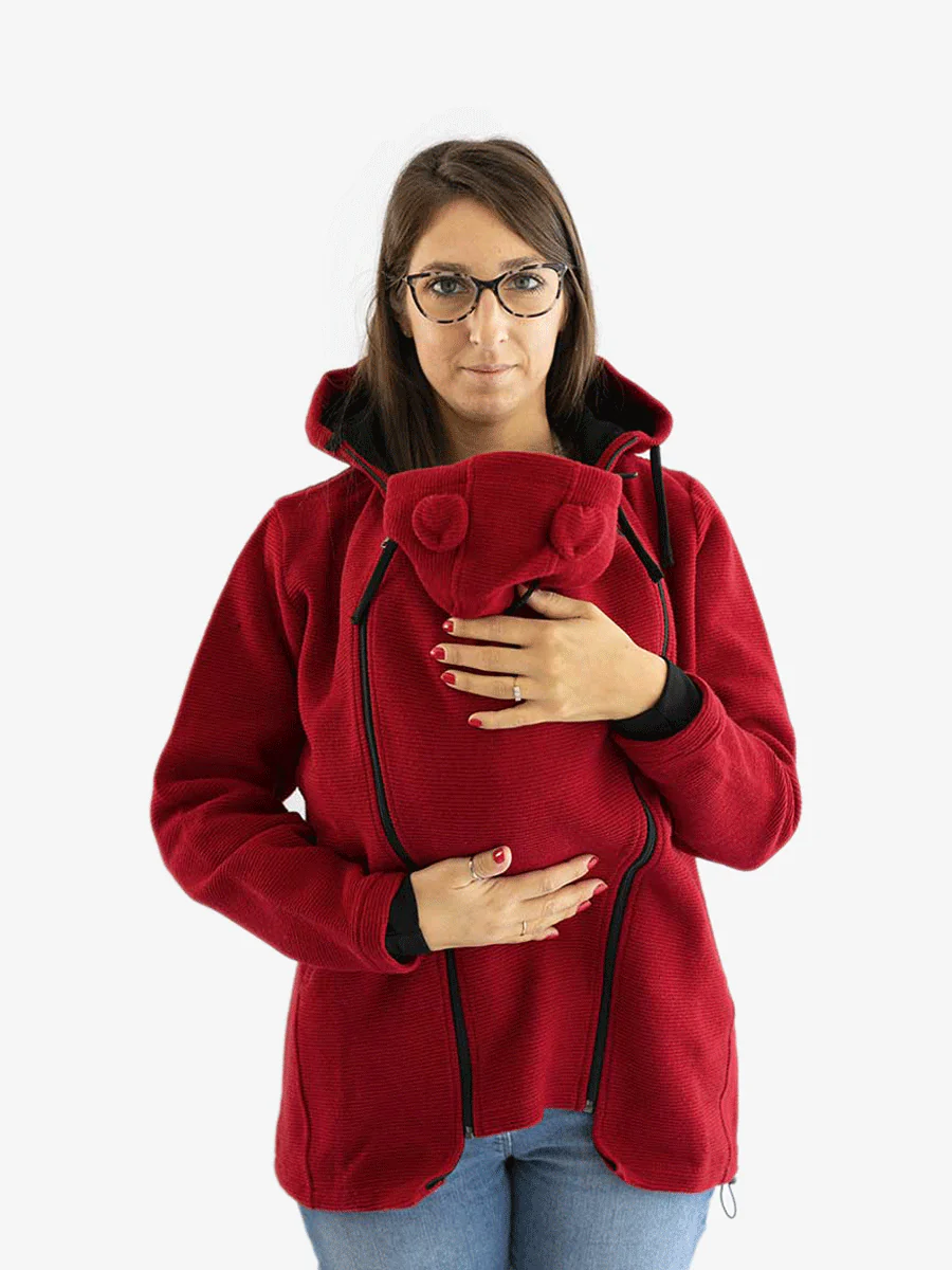 Cappotto per portare donna 3 in 1 in Lana "Abbracci" - Image 11