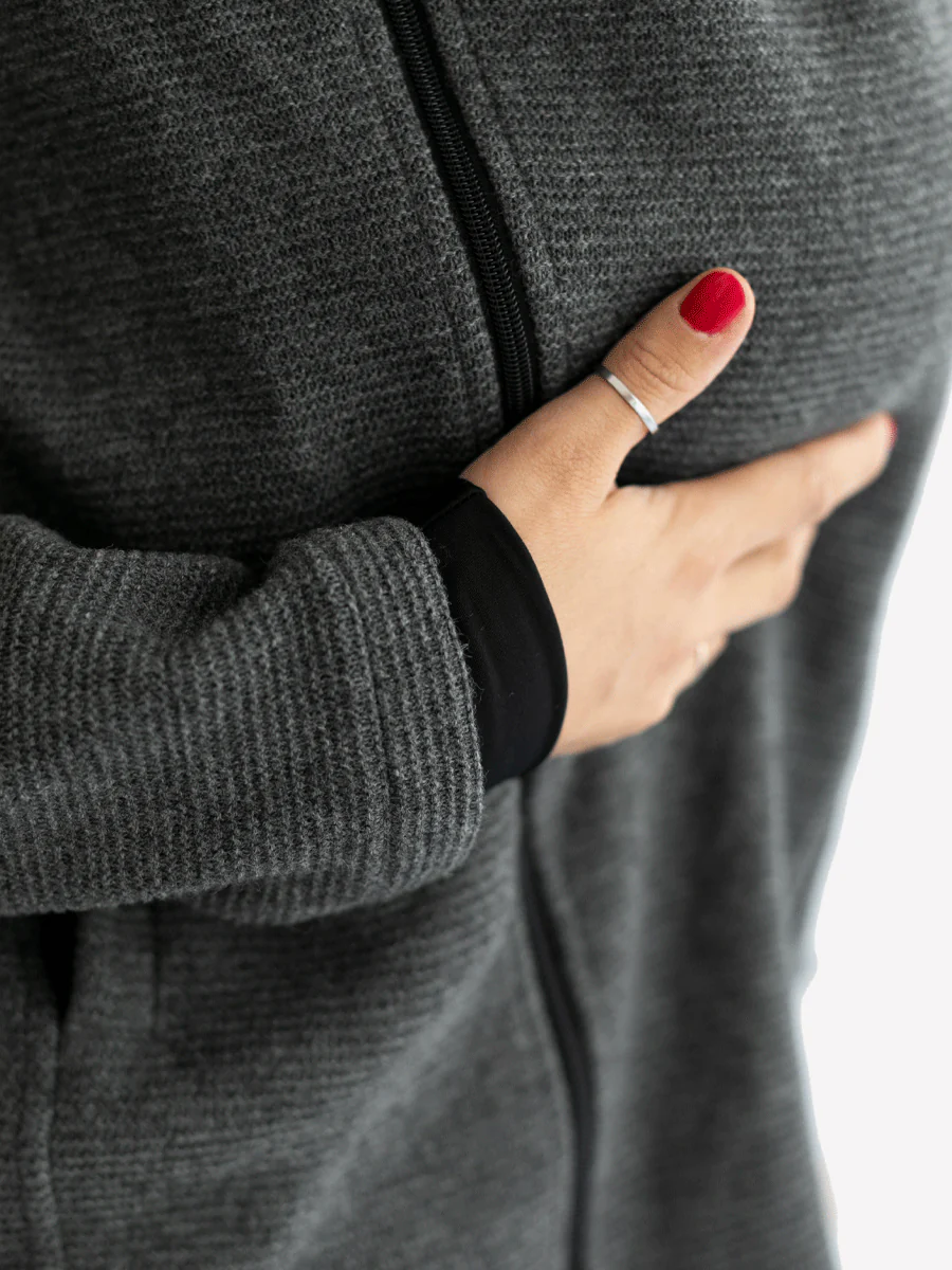 Cappotto per portare donna 3 in 1 in Lana "Abbracci" - Image 3