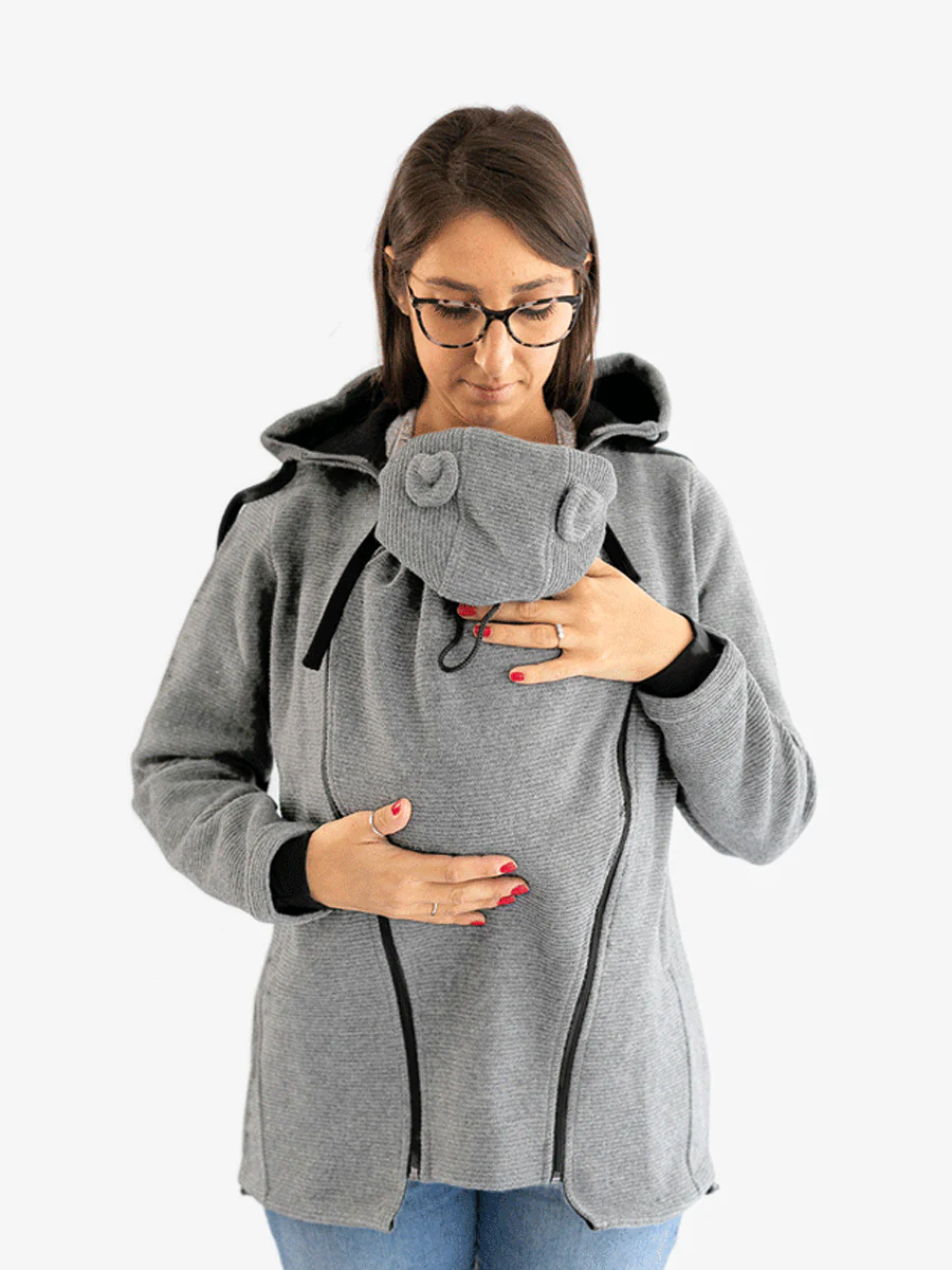 Cappotto per portare donna 3 in 1 in Lana "Abbracci" - Image 6