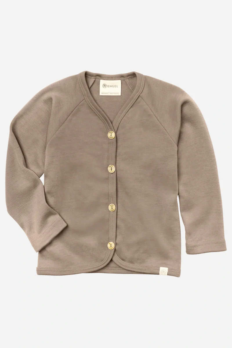 Cardigan in lana e seta bambino