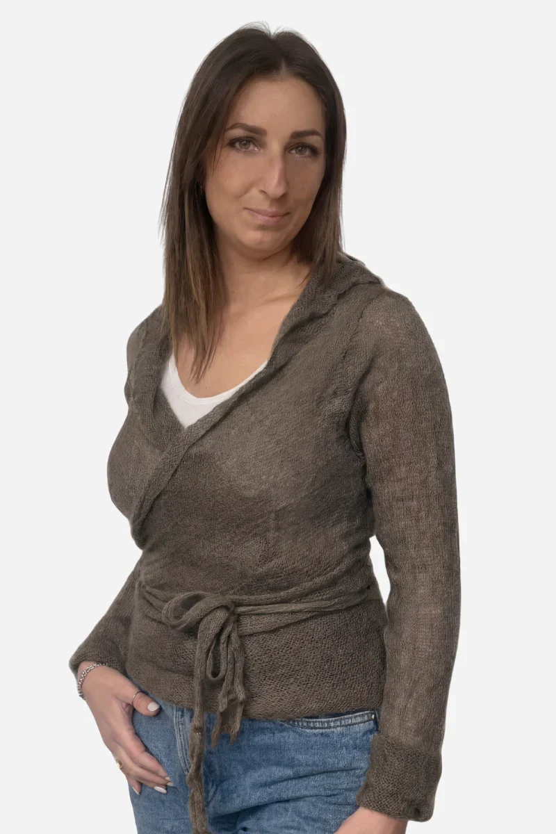 Cardigan Scaldacuore Nuvola donna in mohair - Image 10