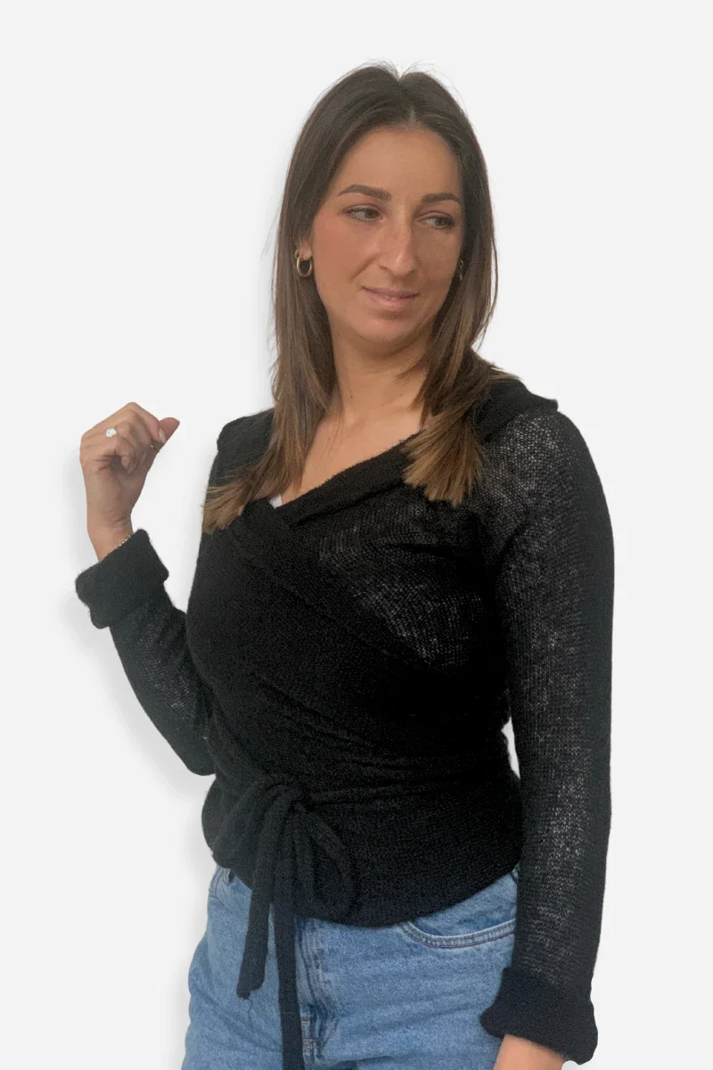 Cardigan Scaldacuore Nuvola donna in mohair - Image 4