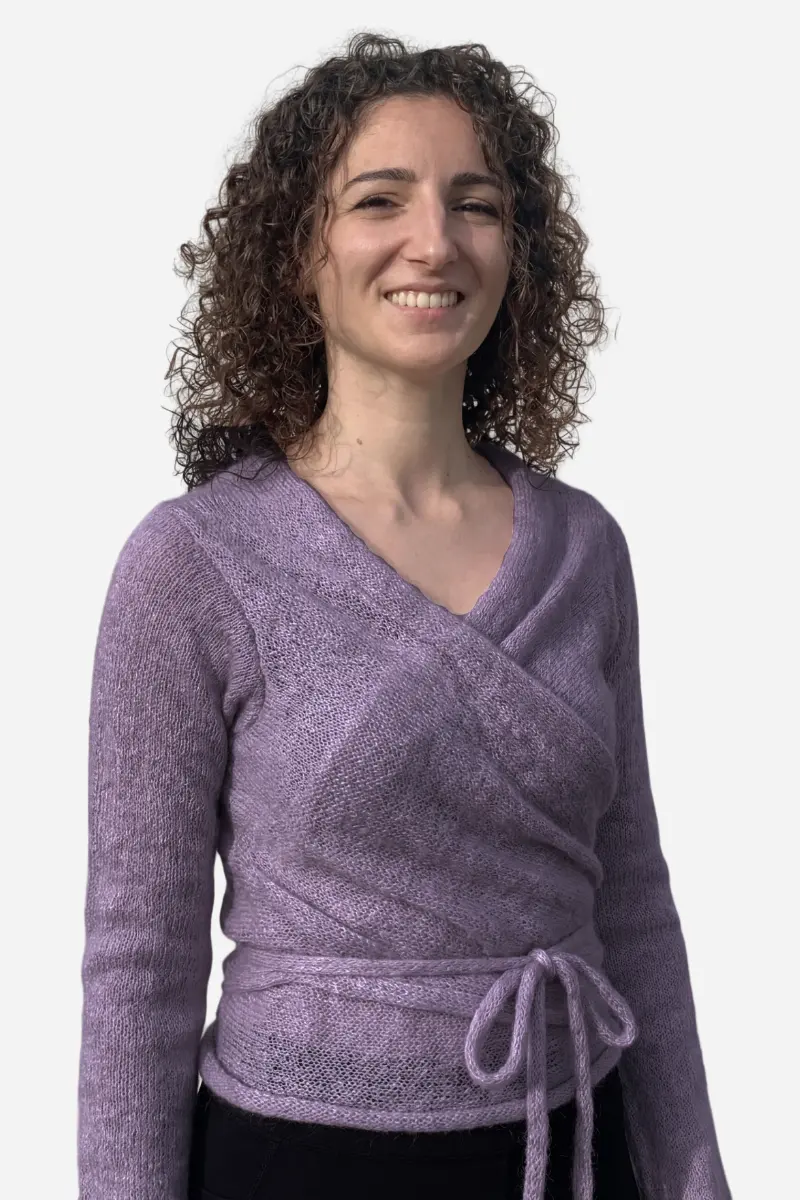 Cardigan Scaldacuore Nuvola donna in mohair - Image 7