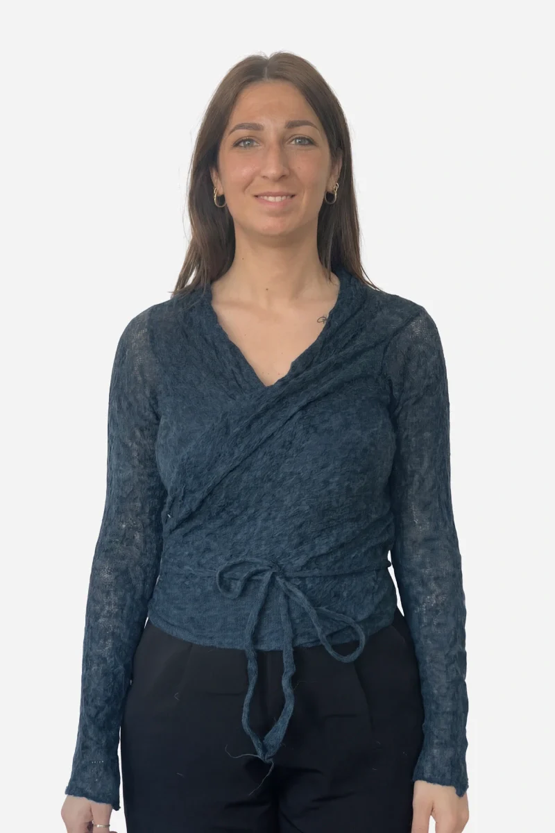 Cardigan Scaldacuore Nuvola donna in mohair - Image 9