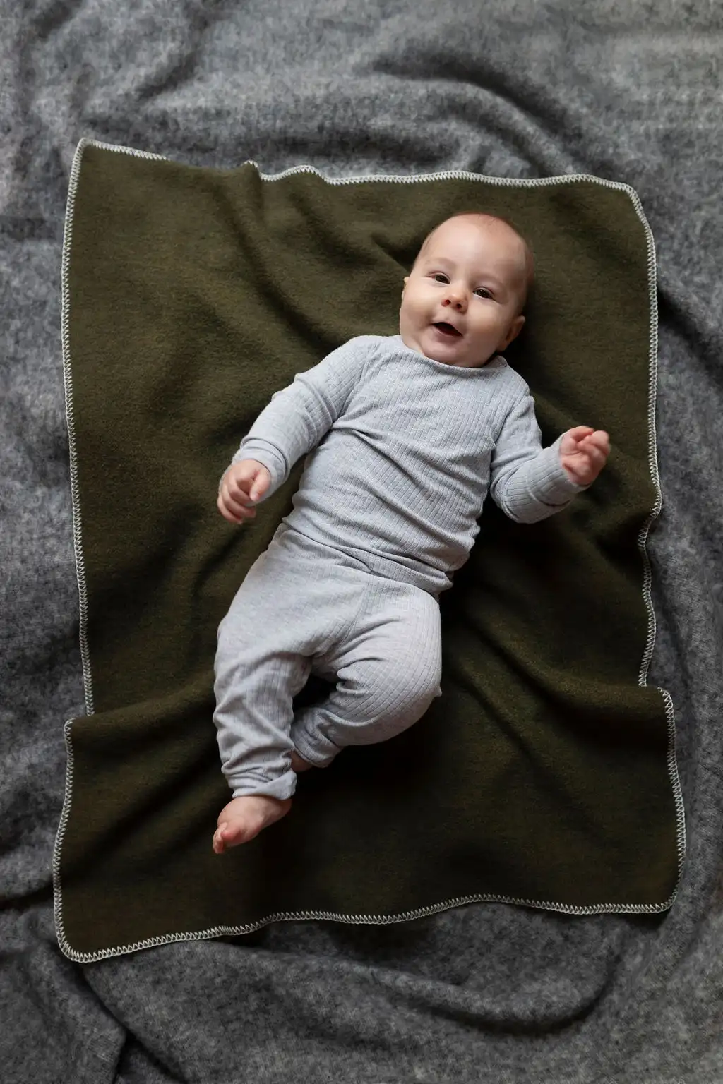 Copertina da lettino bambino in lana - Image 4