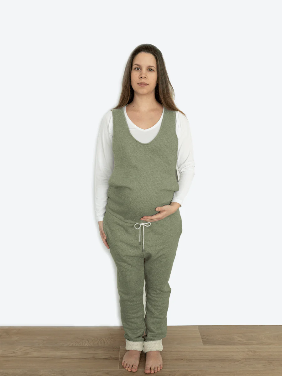 Salopette Premaman e Allattamento in cotone - Image 8