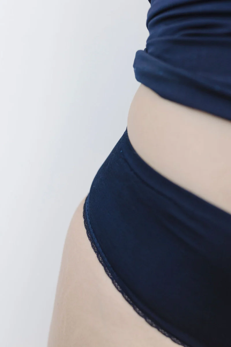 Culotte vita bassa donna in seta vegetale - Image 11