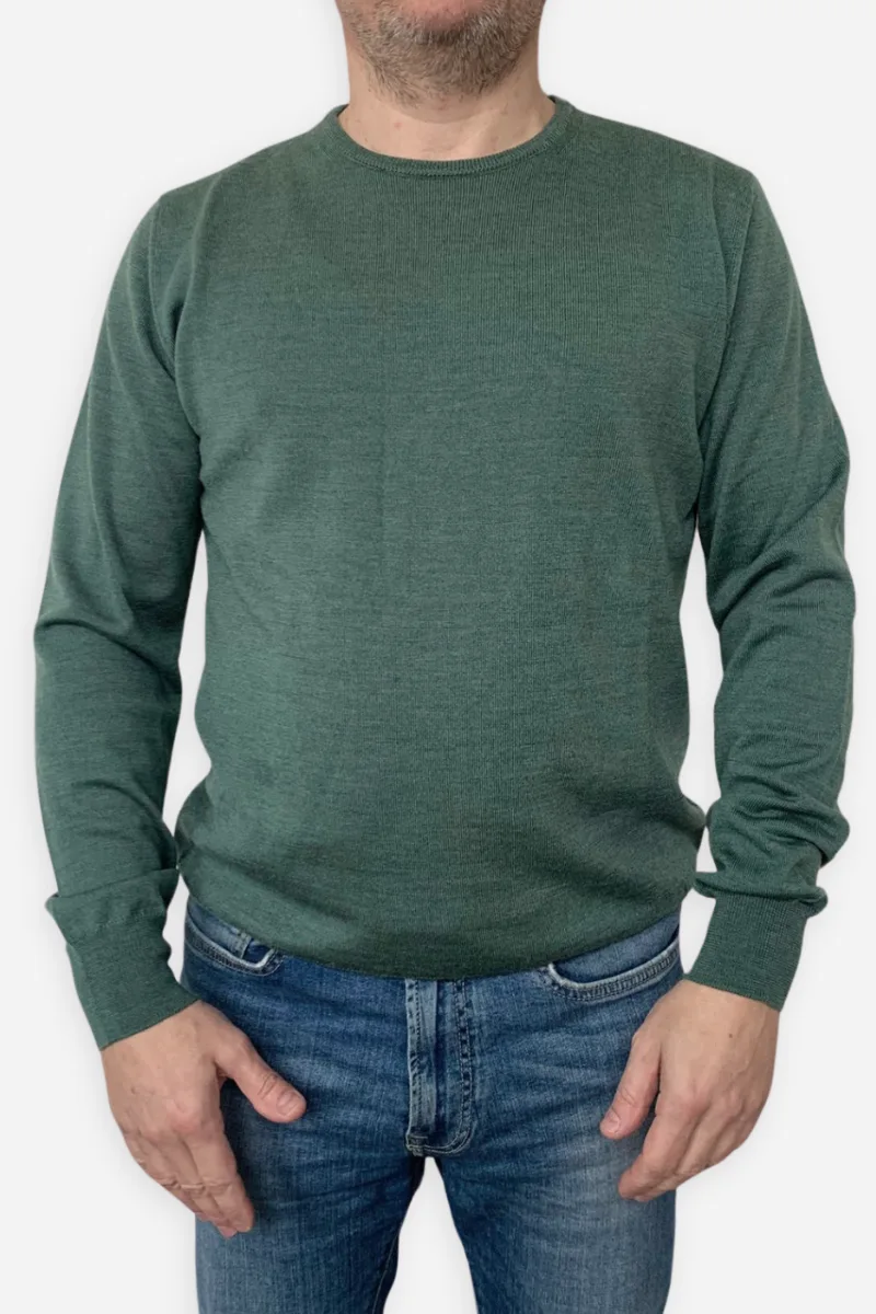 Maglione Uomo Girocollo in lana merinos - Image 5