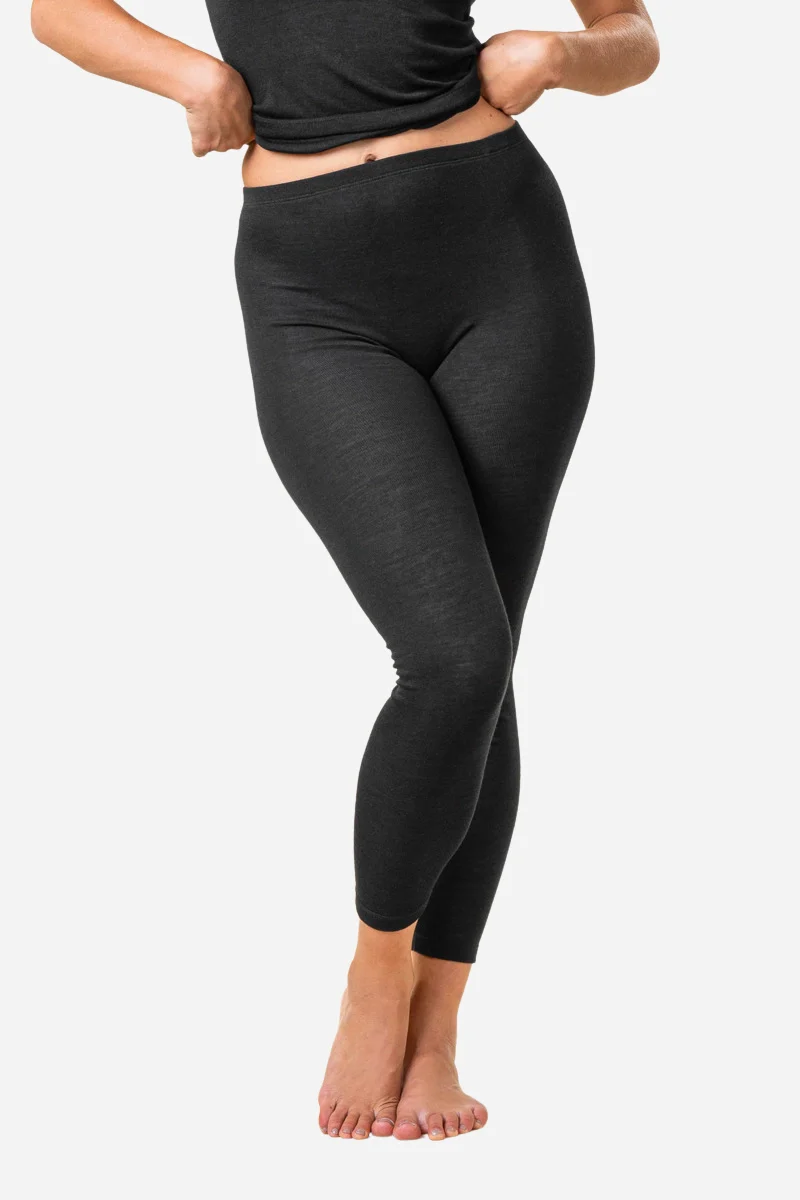 Leggings lana e seta donna