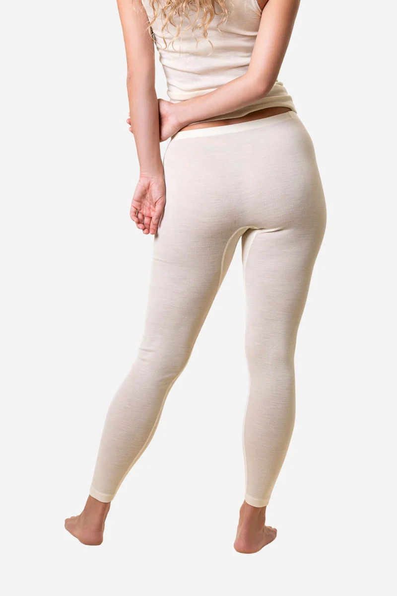 Leggings lana e seta donna - Image 5