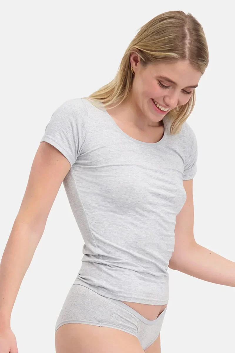 Maglia donna manica corta in bamboo (set 2 pezzi) - Image 8