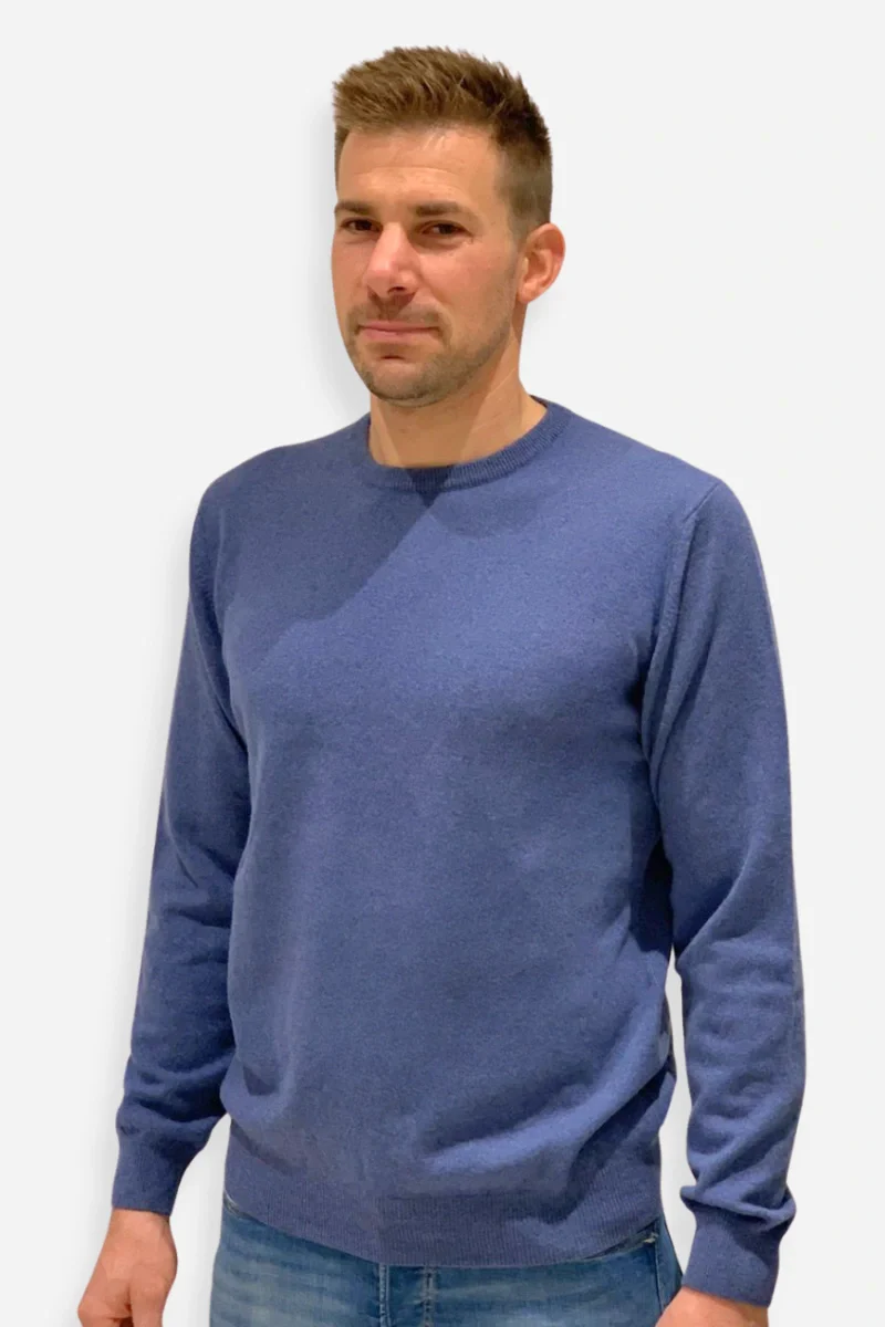Maglione uomo girocollo in cachemire
