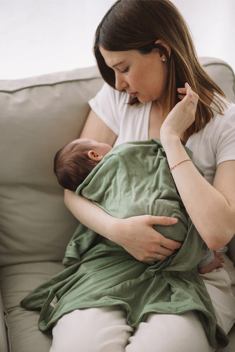 Mussola neonato in cotone e lino