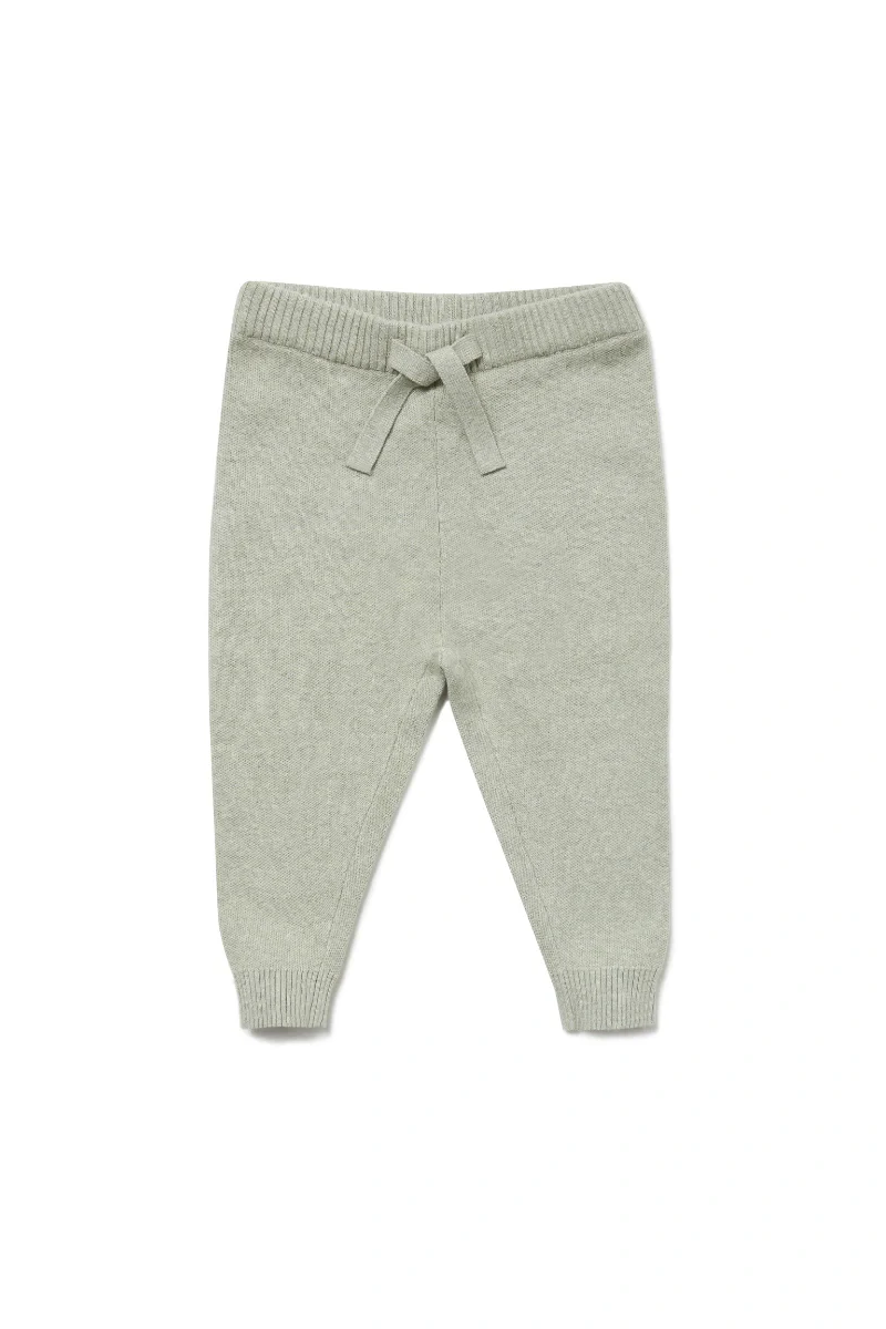 Pantalone neonato in Cotone e Lino Puri Organic