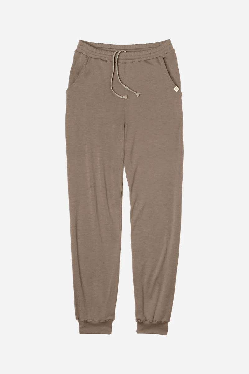 Pantaloni in lana e seta donna con polsino Engel - Image 4