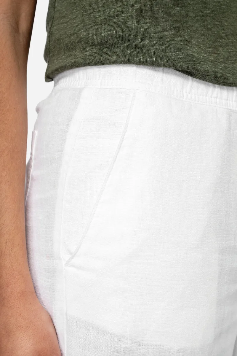 Pantaloni palazzo donna in lino - Image 6