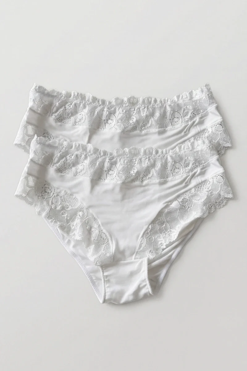 Slip pizzo donna in bamboo (set 2 pezzi) - Image 4