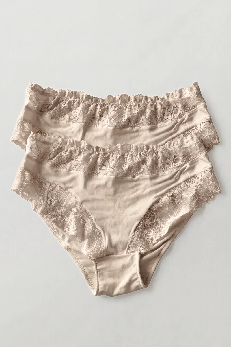 Slip pizzo donna in bamboo (set 2 pezzi) - Image 5