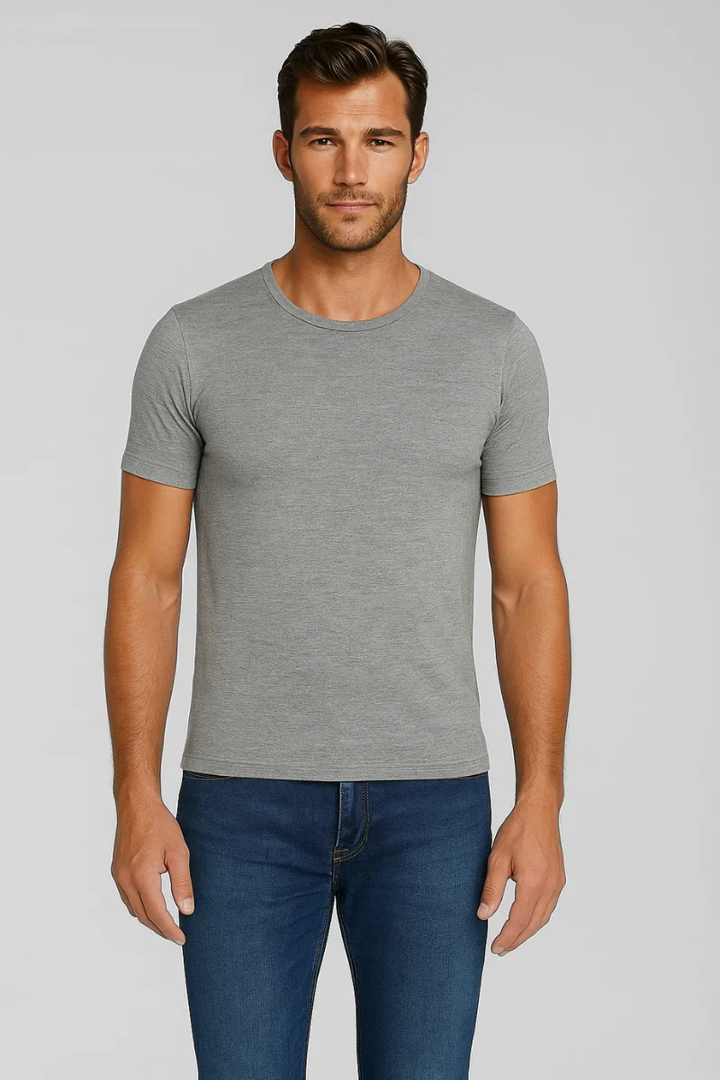 T-shirt uomo in modal cashmere - Image 3
